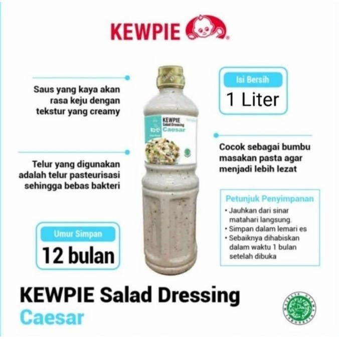 

READY STOCK KEWPIE SALAD DRESSING CAESAR 1 LITER !!!!!