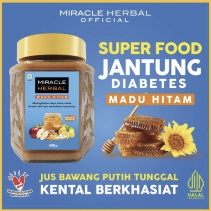 

Ready Miracle Herbal Madu Hitam 400 ML