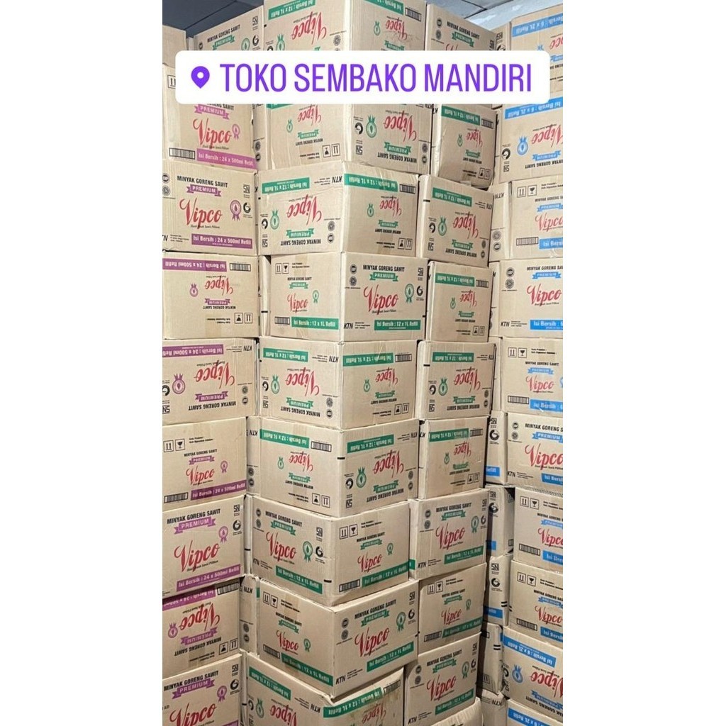 

TERBARU VIPCO MINYAK GORENG KEMASAN 2000ML / PCS !!!!!