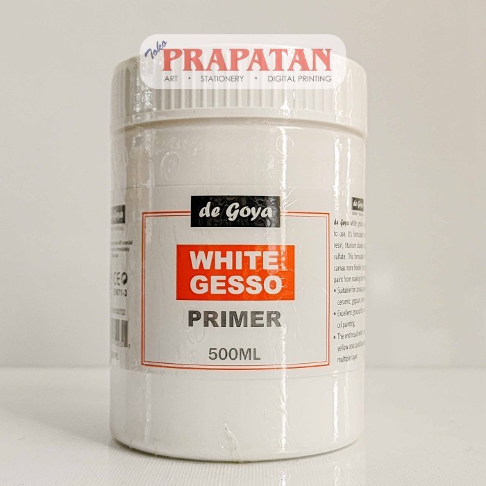 

DE GOYA GESSO PRIMER 500ML MEDIUM KANVAS