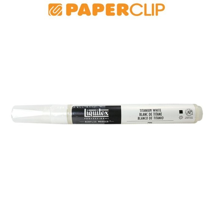 

4620432 LIQUITEX PAINT MARKER FINE TITANIUM WHITE (SATUAN)