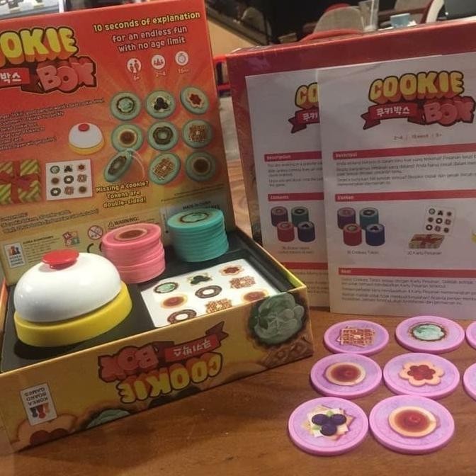 READY STOCK COOKIE BOX BOARD GAME USIA 6 TAHUN | CARD GAME | KIDS PUZZLE 