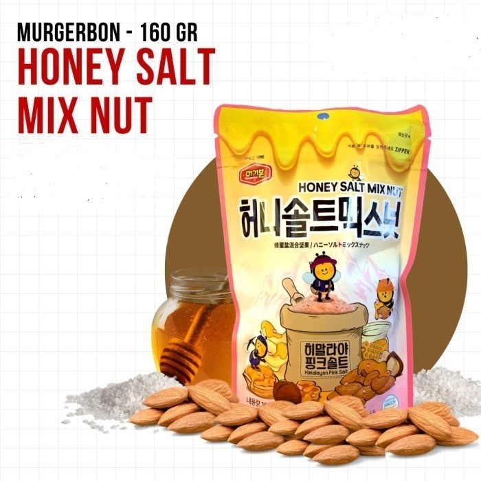 

Murgerbon Honey Salt Mixnut/Campuran Kacang Rasa Madu Asin 160gr