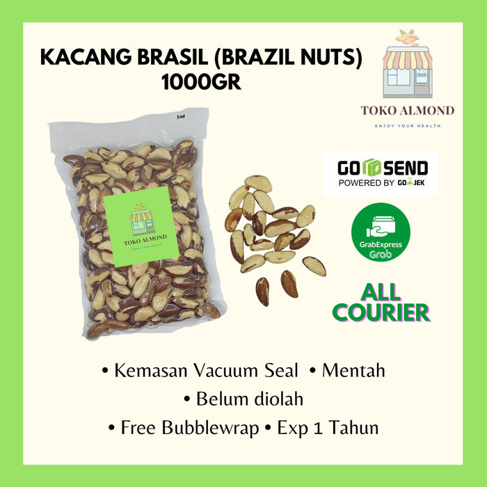 

Kacang Brasil Mentah (Raw Brazil Nuts) 1Kg