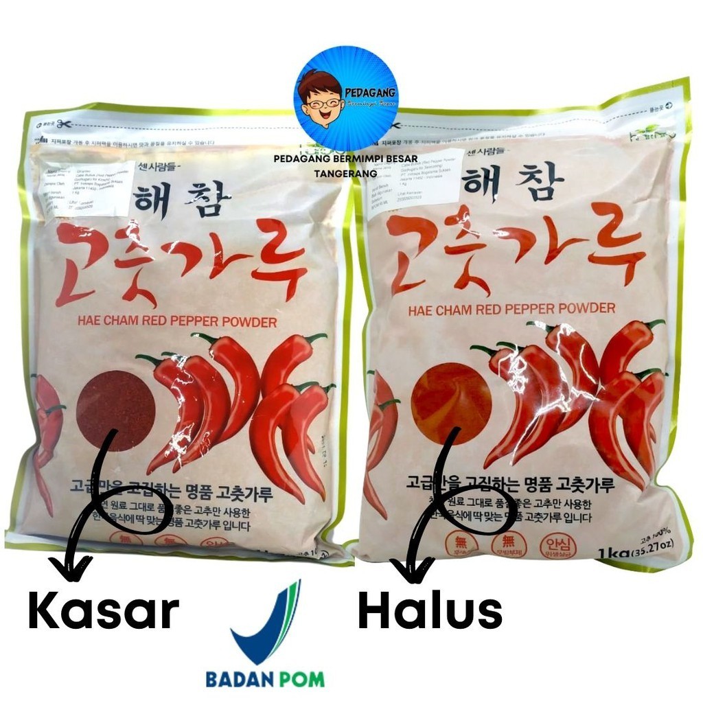 

Hae Cham Gochugaru 1Kg / Bubuk Cabai Korea / Cabe Gochukaru