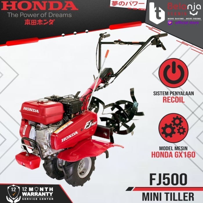 HONDA CULTIVATOR FJ 500 MESIN MINI TILLER TANAH KERING BASAH STANDARD