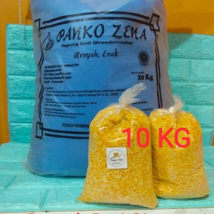 

TEPUNG ROTI KASAR PANIR PANKO MIX BREADCRUMBS GORENG1 KARUNG 10KG GM