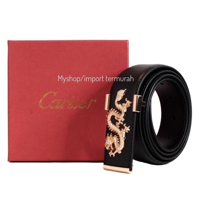 Gesper Ikat Pinggang Kulit Pria Cowo Import Branded Ct 501