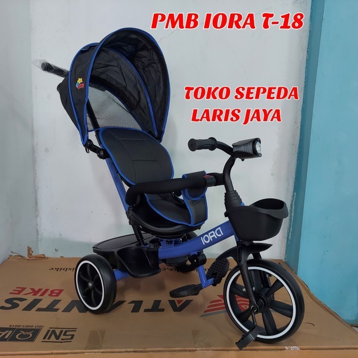 Sepeda Anak Roda Tiga Pmb Iora T18, Pmb Iora T-18 New, Sepeda Stroller