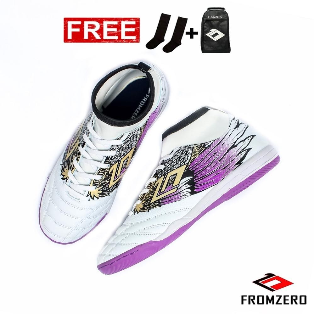 Sale Fromzero - Sepatu Futsal Starkia Garfly Booth White Violet In Original Of14