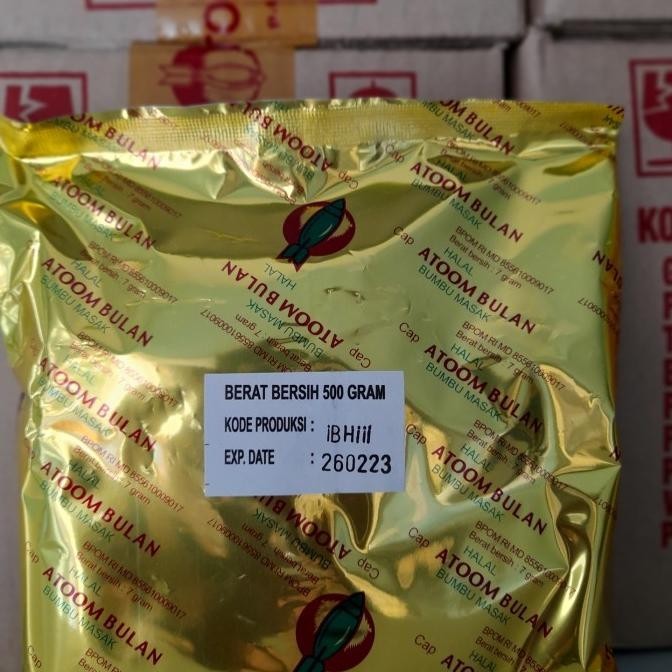 

NEW PRODUK BUMBU PENYEDAP ATOM BULAN !!!!!