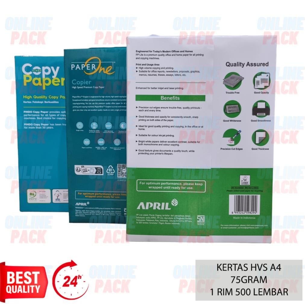 

Im31 KERTAS HVS PAPERONE PPLITE COPYPAPER A4 75GR 75GRAM 75 GRAM 1RIM 500 LEMBAR PRODIGI PREMIUM PRINT PAPER Termurah