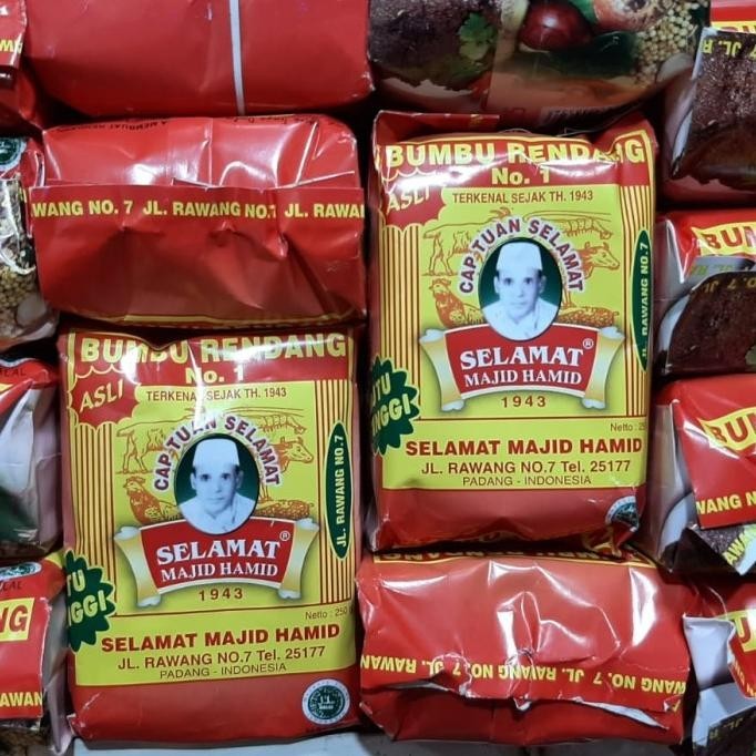 

tab Bumbu pemasak rendang slamat padang asli 250gram