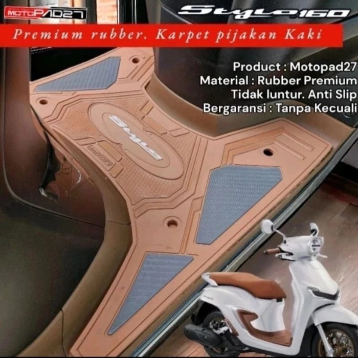 Karpet Motor Stylo 160 Alas Kaki Stylo 160 Rubber