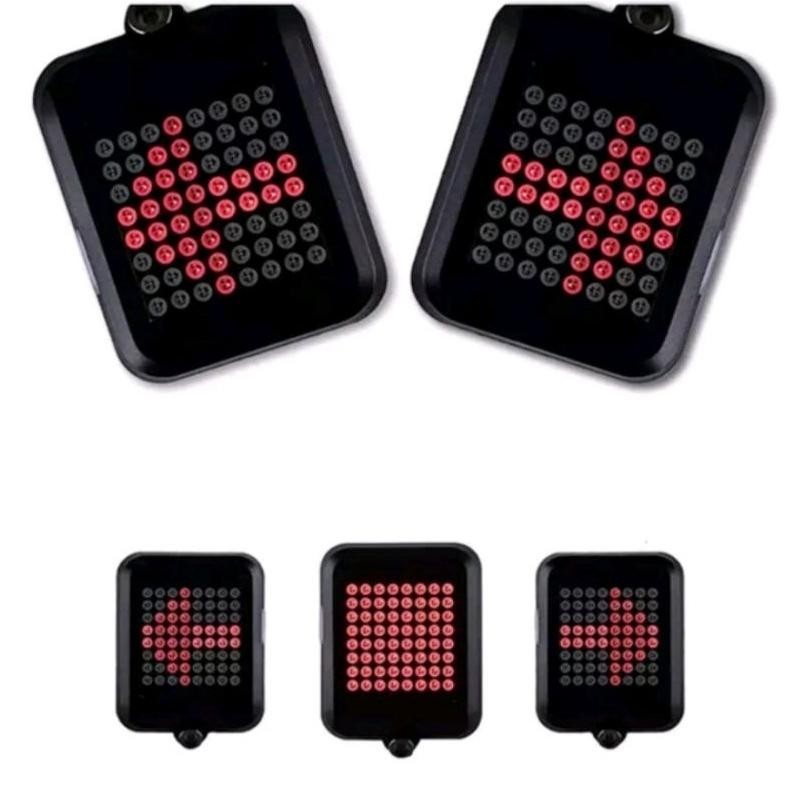 Premium Lampu LED Sepeda Otomatis Lampu Belakang Sepeda 64 LED Lampu USB Charging  Lampu Sepeda Smar