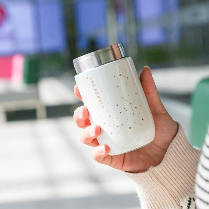 Gelas Botol Tumbler Kopi Teh Stainless Steel 200Ml