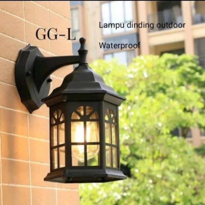 LAMPU DINDING OUTDOOR LAMPU HIAS DINDING A