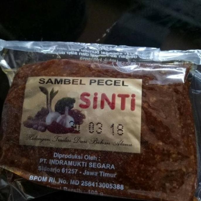 

Bumbu Pecel Sinti 100gram per dus PS