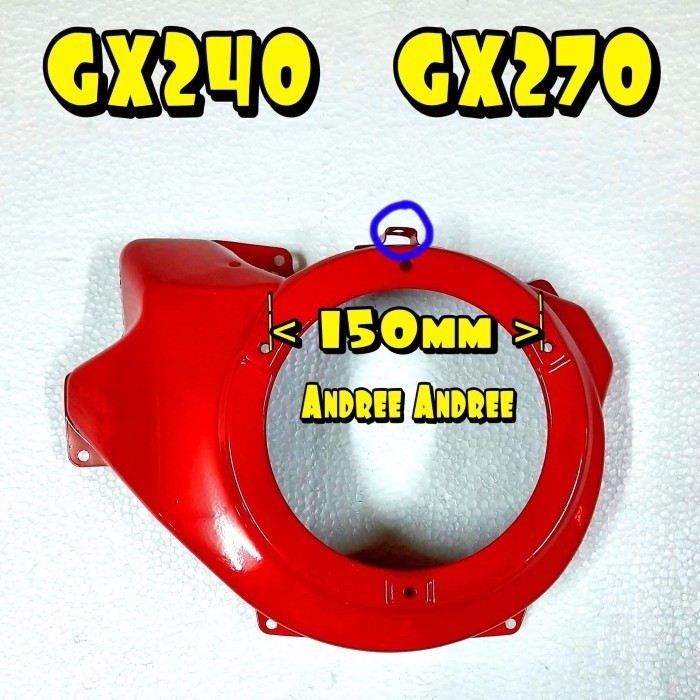 ] GX240 GX270 Fan Cover Baju Merah Kap Tutup Mesin Honda GX 240 270
