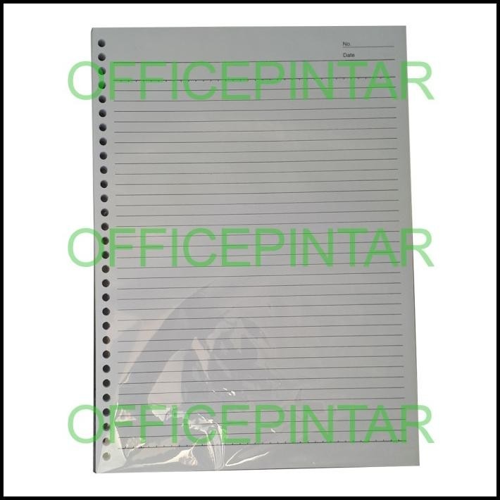 

TERMURAH REFILL LOOSE LEAF BINDER 30 LUBANG UKURAN A4 GARIS