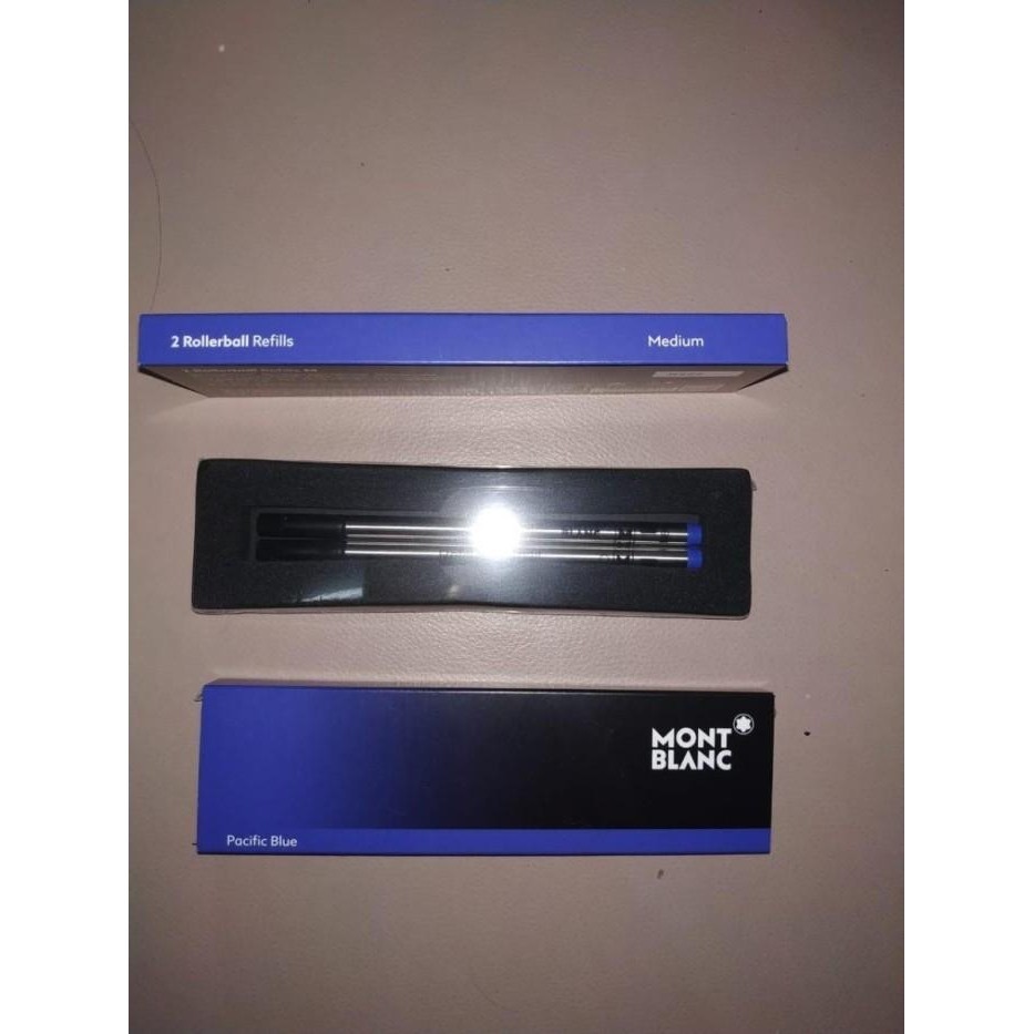 

Isi Pulpen Refill Montblanc Original Rollerball Blue Import