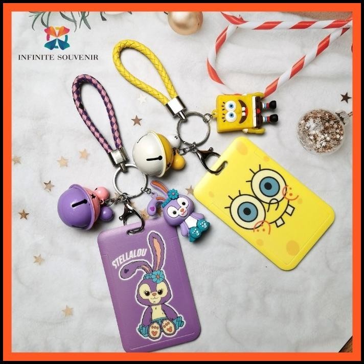 

TERMURAH (N012) NAME TAG KARAKTER TALI TANGAN BELL PENDANT / CARD HOLDER !