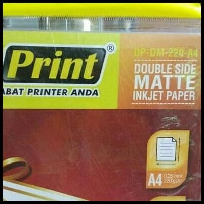 

DISKON PAPER DATAPRINT DOUBLE SIDE MATTE 220 GRM ISI 50 !!!!!