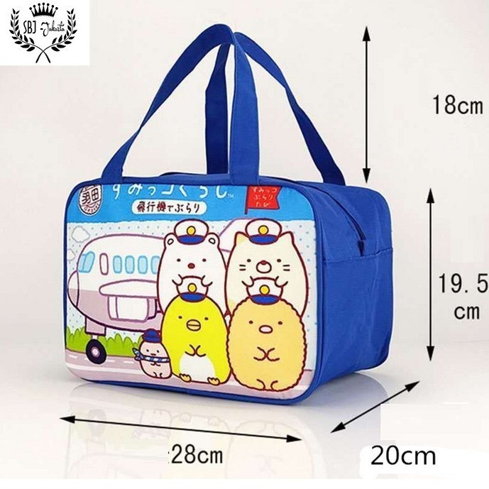 Lunch Bag Tas Bekal Insulated Lunch Bag Sumiko Sanrio Ukuran Besar Top