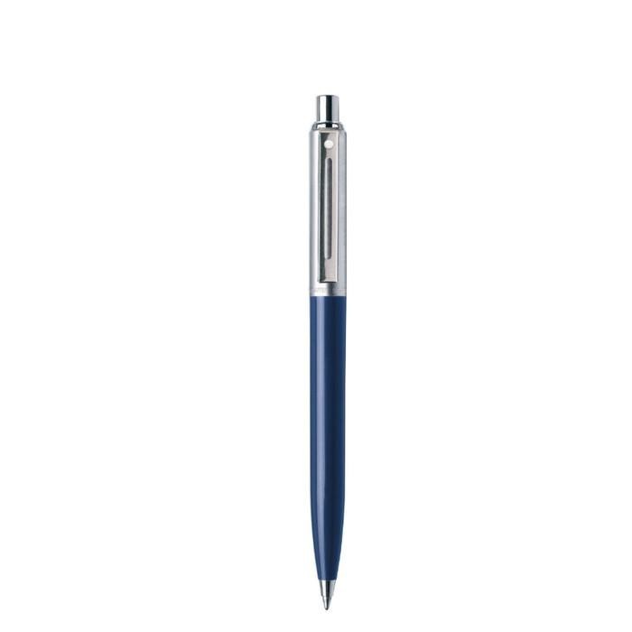 

Sheaffer Sentinel Brushed Chrome Cap featuring Blue Barrel Ballpoint Import