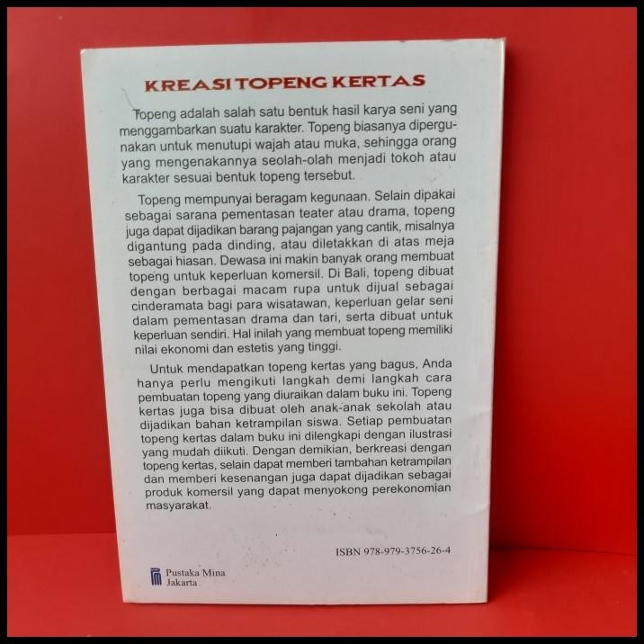 

TERMURAH KREASI TOPENG KERTAS !!!