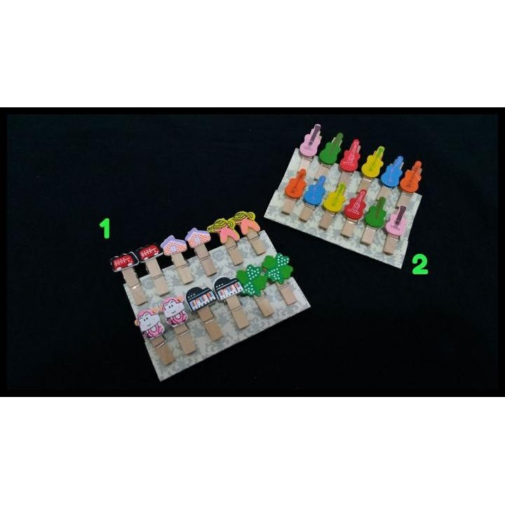 

TERBARU PAPER CLIP PENJEPIT KERTAS KAYU 1 PACK ISI 10 !