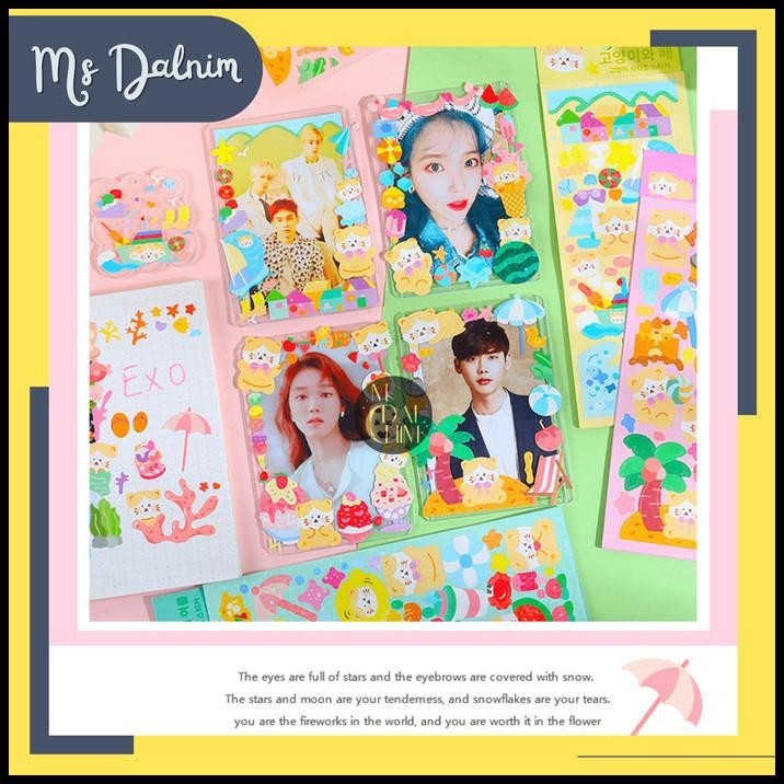 

DISKON STIKER HEWAN KUCING CUTE HOLIDAY ANIMAL PARTY STICKER PVC GLITER ST132 !!!