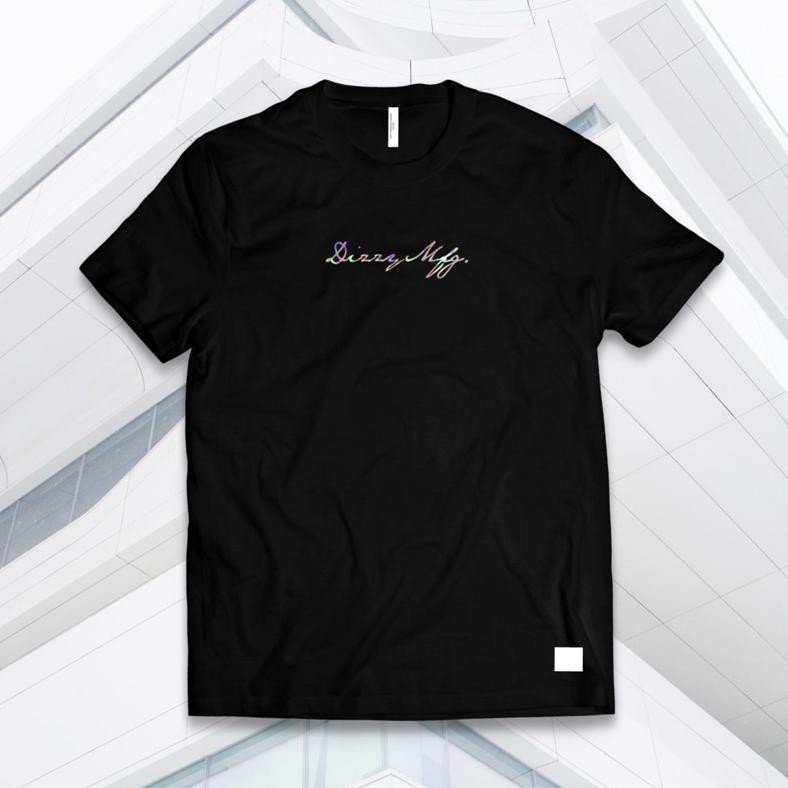 Terlaris Dizzy T-Shirt Kaos Notera Hologram Black