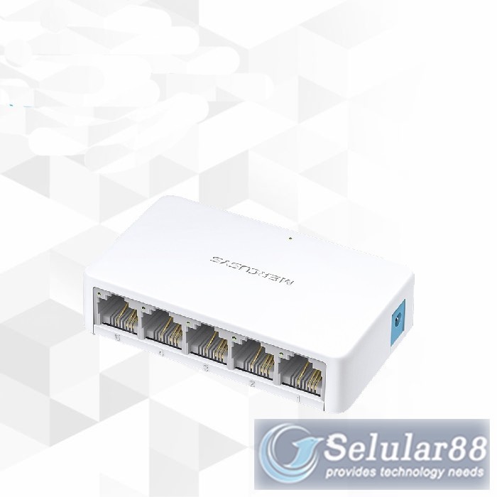 Mercusys MS105 5Port Desktop Switch Hub LAN Jaringan Network Internet