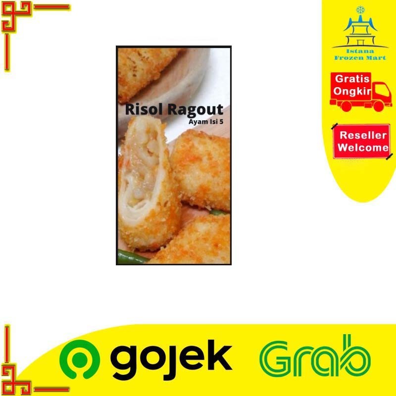 

Risoles Ragout Frozen Isi 5 Pcs 500 Gram - D KARIN