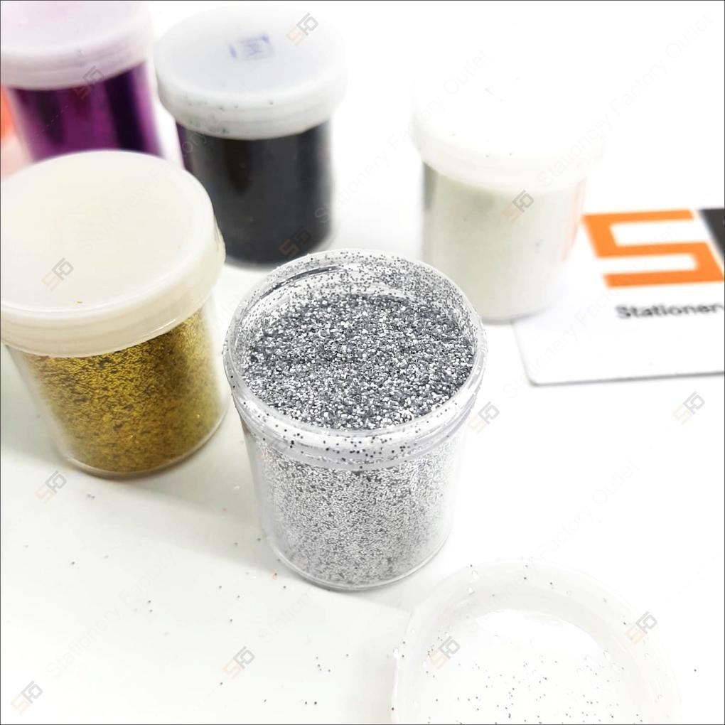 

Serbuk Glitter 15 Gram - Gliter Bubuk Botol