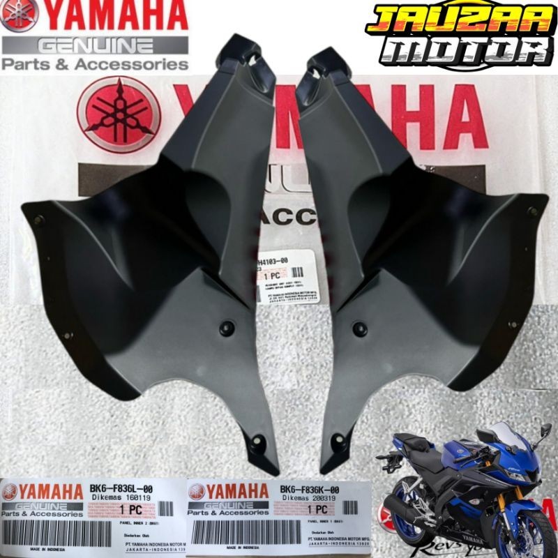 PANEL INNER SAYAP BAWAH R15 VVA V3 KANAN KIRI BK6-F836L-00 BK6-F836K-00 ORIGINAL YAMAHA