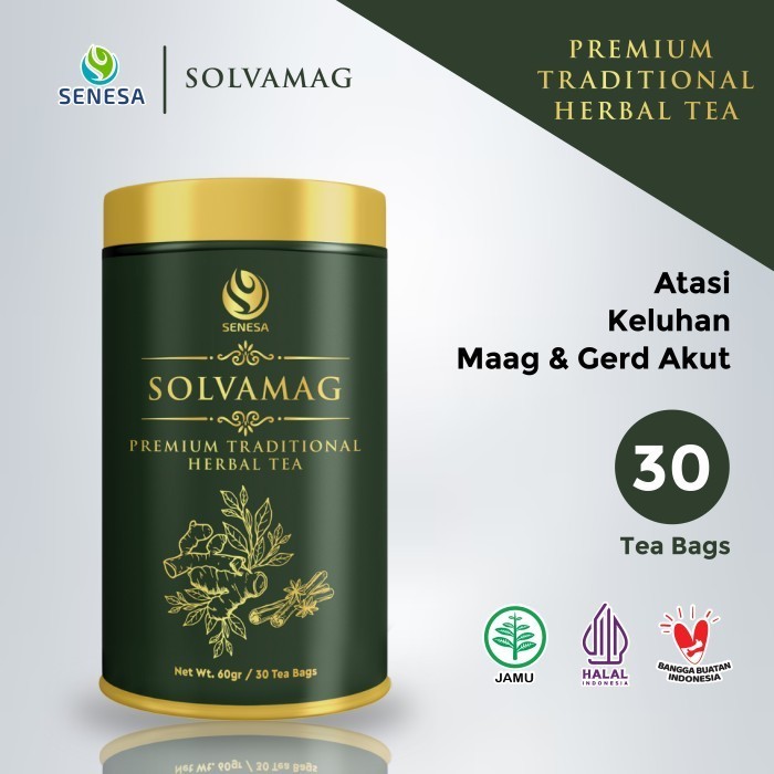 

3 pcs Solvamag Obat Herbal Pereda Sakit Maag
