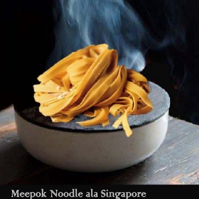 

SINGAPORE MIE MEE POK 10pc KUNING SUPPLIER MENTAH FRESH NOODLE JRS