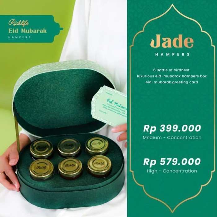 

Jade Hampers Lebaran Dnest- Giftbox Sarang Burung Walet S