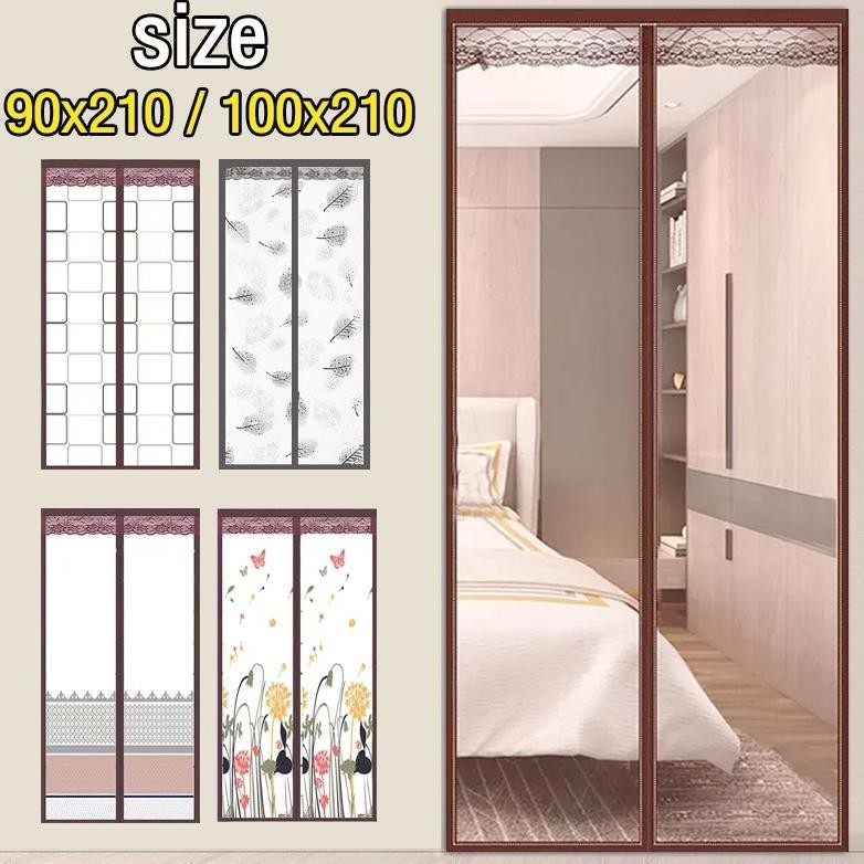 [PROMO] Tirai anti nyamuk PVC Tirai Magnet Elegan bahan plastik PVC 90x210cm/ 100x210cmTirai Pintu k