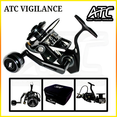 REEL PANCING ATC VIGILANCE 3000 - 5000 - 16000 BIG GAME SALTWATER SPIN