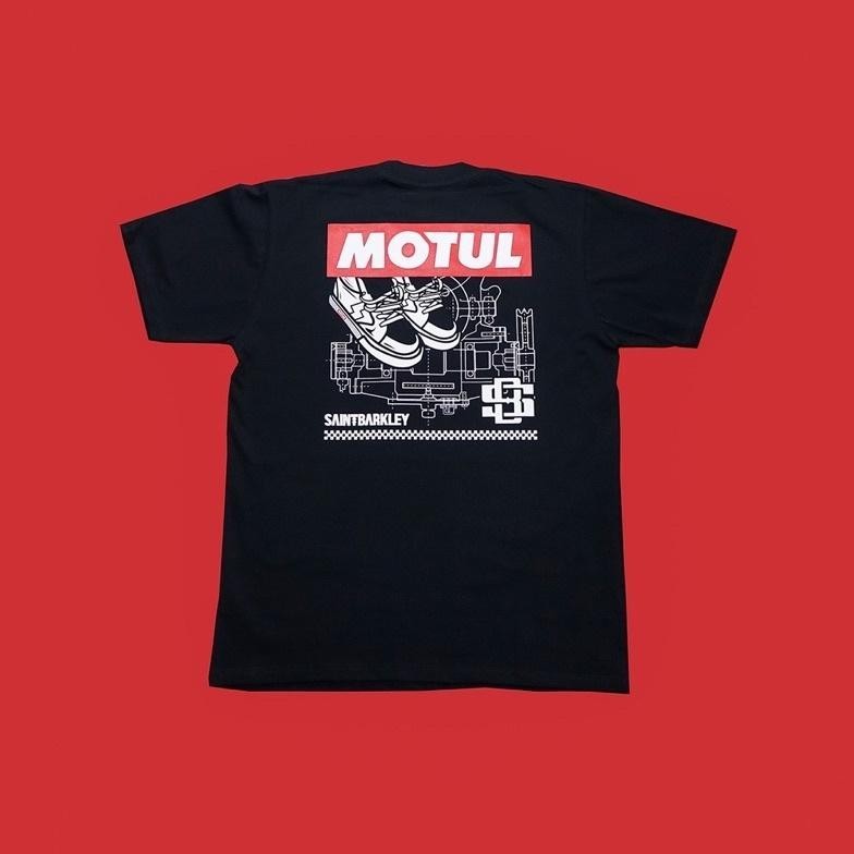 Terbaru Kaos Sb Motul Distro Saint Barkley Motul X Sainbarkley Premium T-Shirt