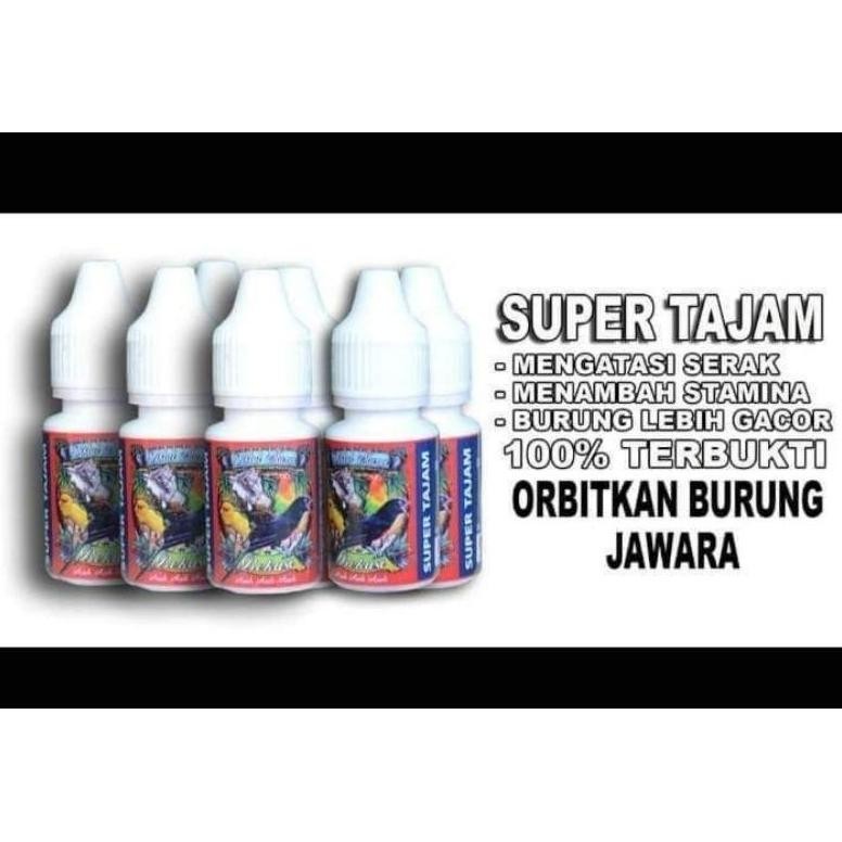 Termurah Super Tajam Original 10Ml Vitamin Burung  (Diklat Murai Bekasi) Untuk Segala Jenis Burung K