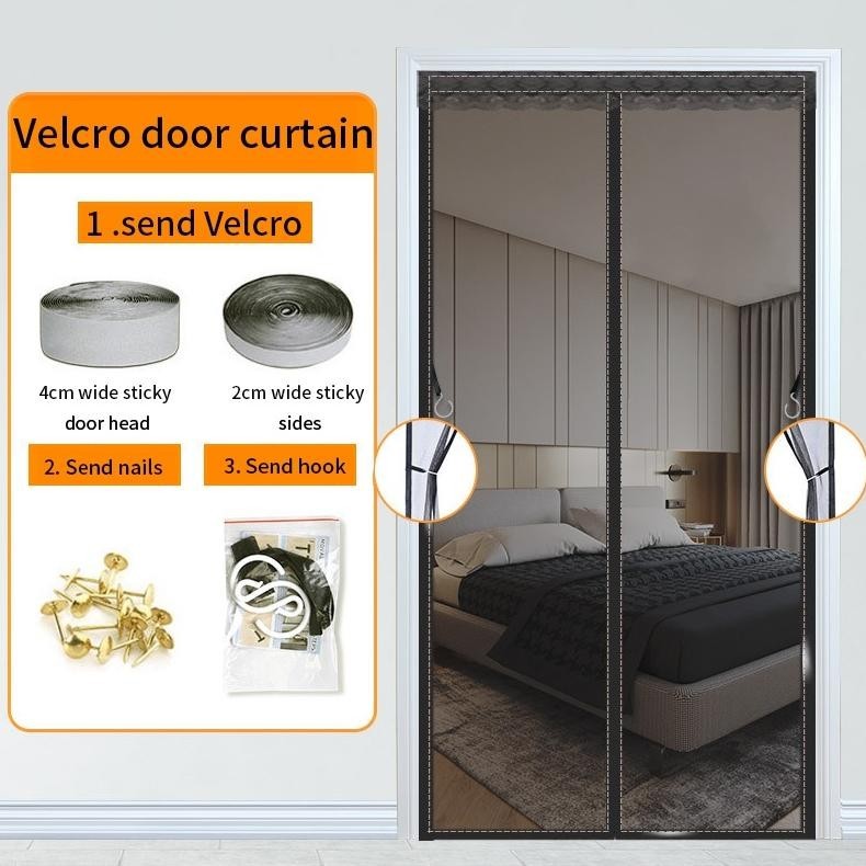 [PROMO] Tirai Pintu kamar / Tirai Magnet Anti Nyamuk Kawat Nyamuk / Tirai Magnet Elegan bahan plasti