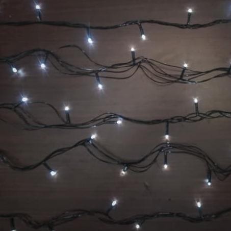 Hiasan Lampu Natal LED 100 Lampu Clear Putih