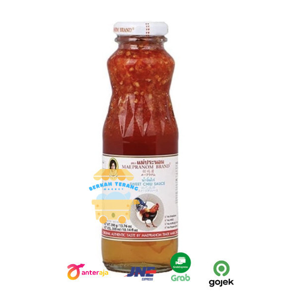 

Maepranom Brand Sweet Chili Sauce 980Gr / Dipping Sauce / Saus Cocol