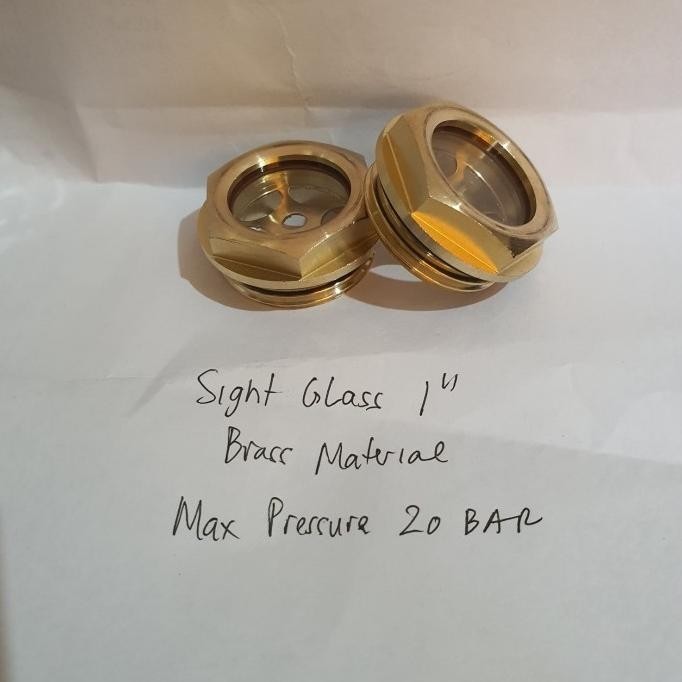 HARGA DISC - Sight Glass Oil Sight Glass 1inch - 1"