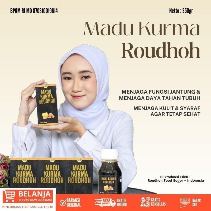 

Bisa COD Madu Kurma Roudhoh - Obat Menjaga Kulit Dan Jantung - :