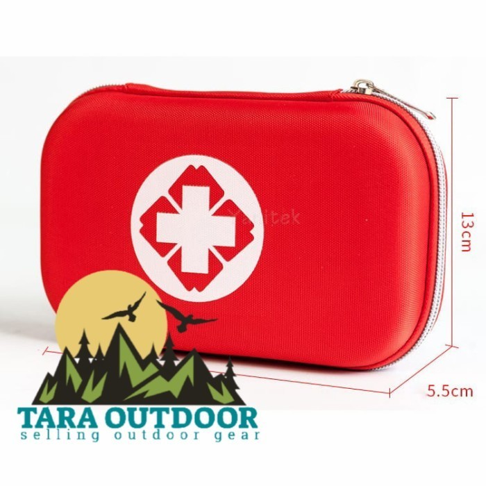 Kotak P3K Emergency First Aid Kit Box Camping Mobil Lengkap Isi